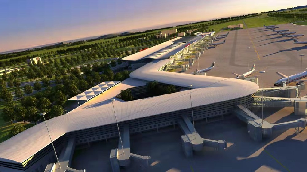 銀川河?xùn)|國(guó)際機(jī)場(chǎng)三期航站樓